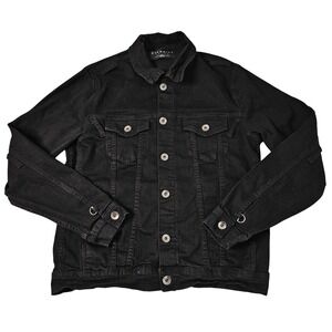 Eternity Men's Jean Jacket Size Medium Black